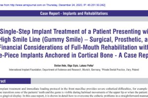 A Single-Step Implant Treatment of a Patient