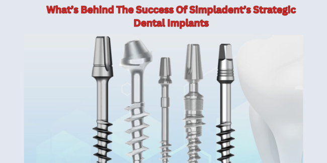 Modern dental clinic with advanced equipment, patient receiving Strategic Dental Implants, professional dental implant procedure, quick dental restoration, high-quality dental care