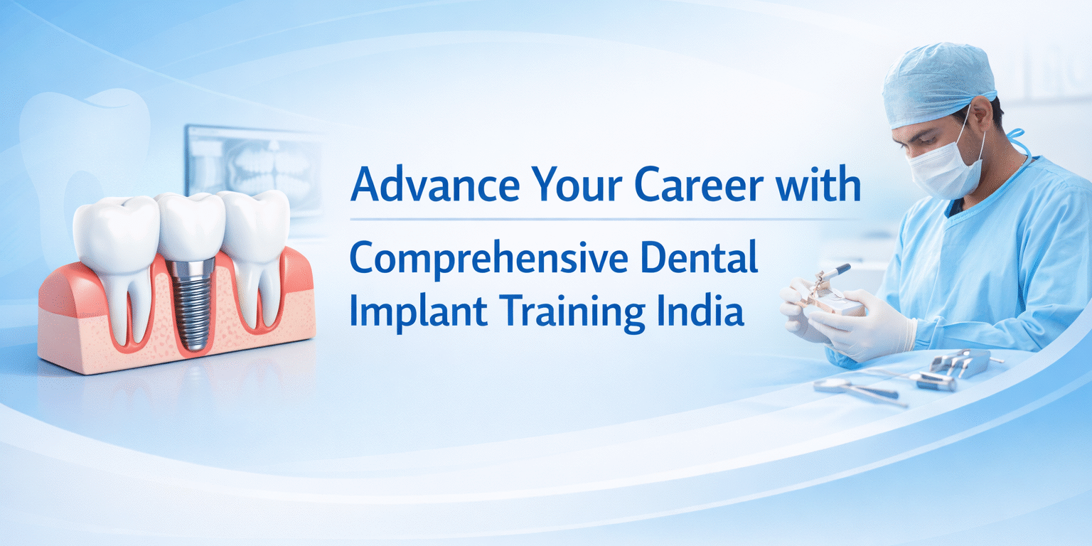 Dental Implant Training India​ advanced implantology course hands-on dental implant certification clinical training India
