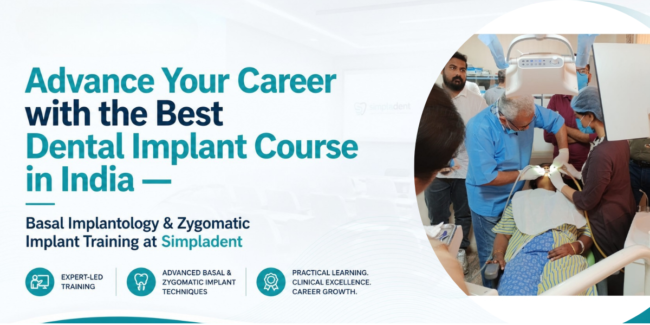 Dental Implant Course India, Basal Implantology Training, Zygomatic Implant Course, Immediate Loading Implants Certification, Advanced Dental Implant Training Program