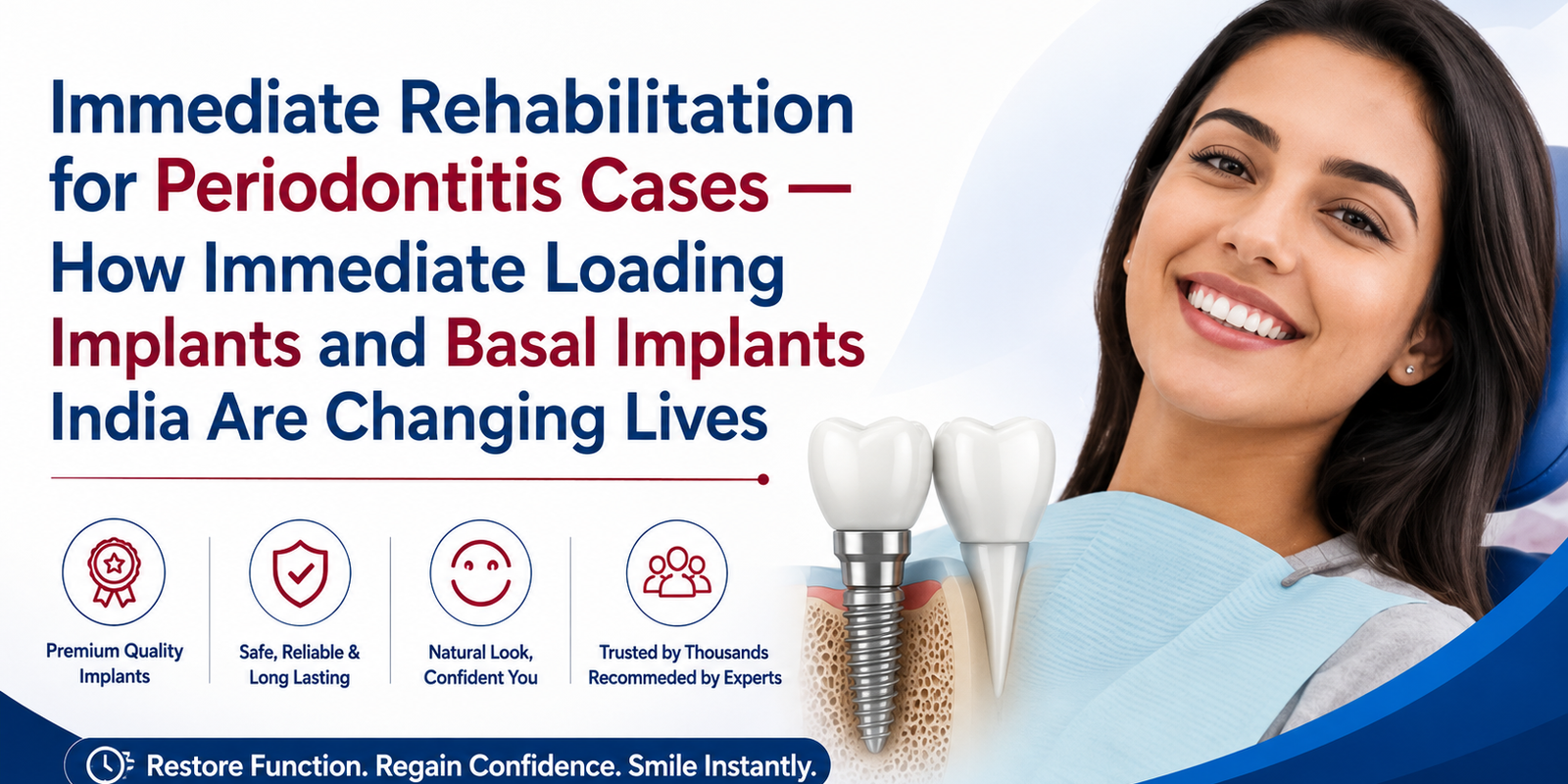 Immediate Rehabilitation for Periodontitis Cases Immediate Rehabilitation for Periodontitis Cases
