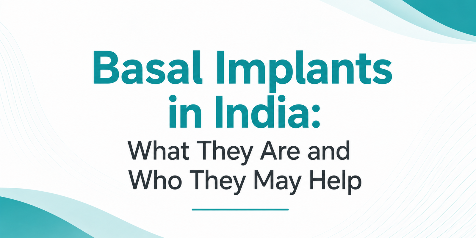 Basal Implants in India Basal Implants in India